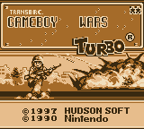 Game Boy Wars Turbo (english translation) Title Screen